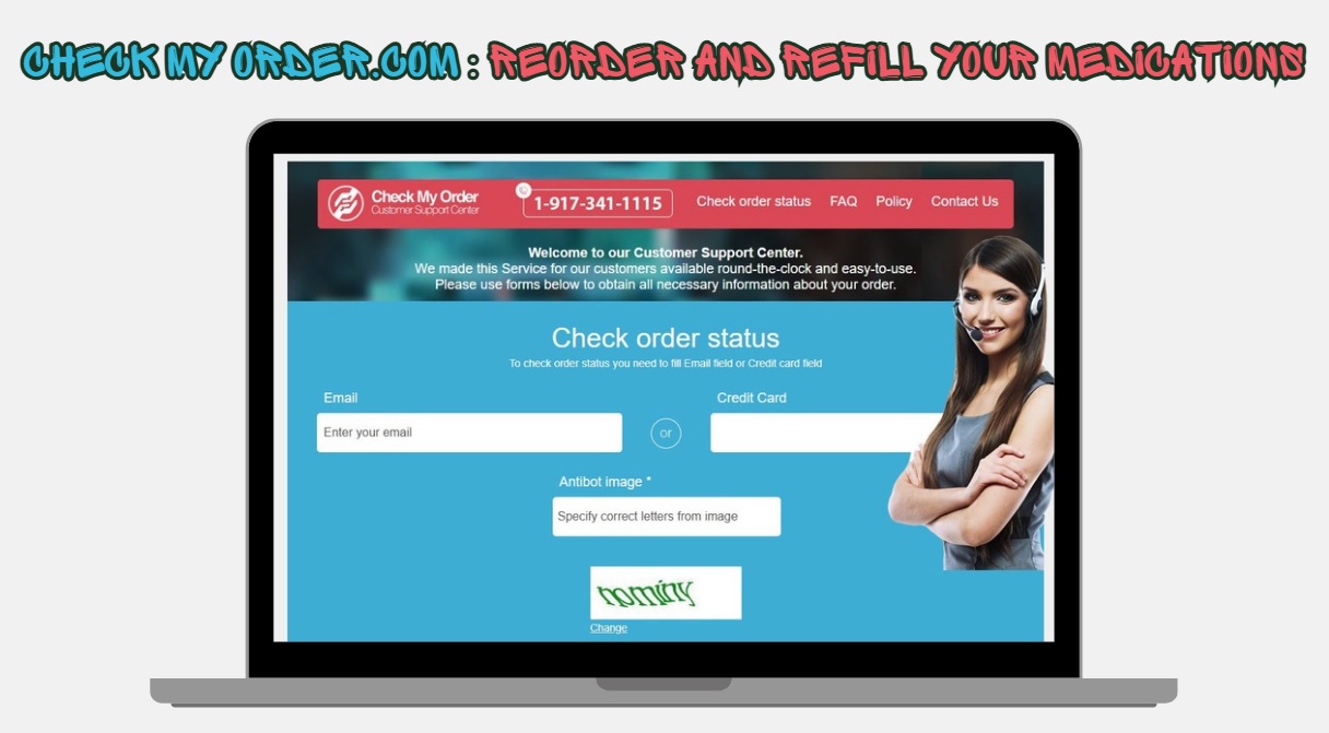 Check My Order.com site